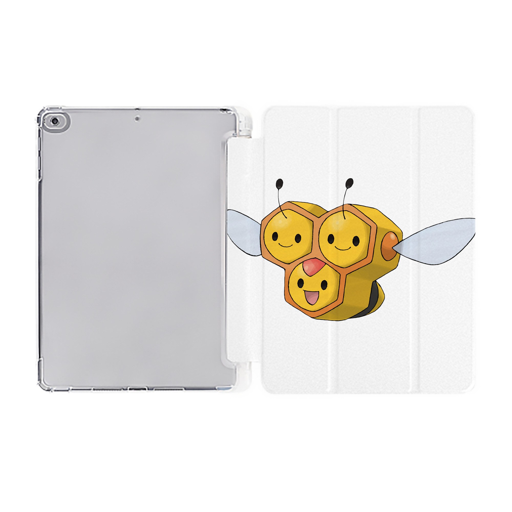 （画像用） ポケットモンスター Pokémon IPad ケース ペン収納付き 三つ折りスタンド PUレザー×シリコン 対応機種9.5/10.5/10.9インチ